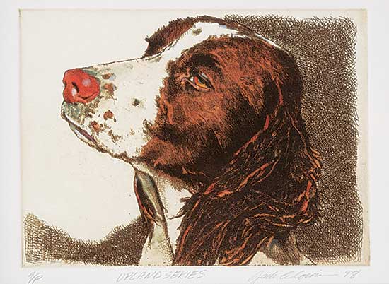 #1034 ~ Cowin - Upland Series [Dog Looking Left]  #A/P