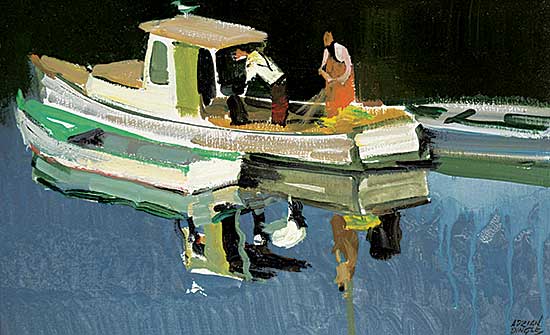 #1040 ~ Dingle - Lobstermen at Cape Ann