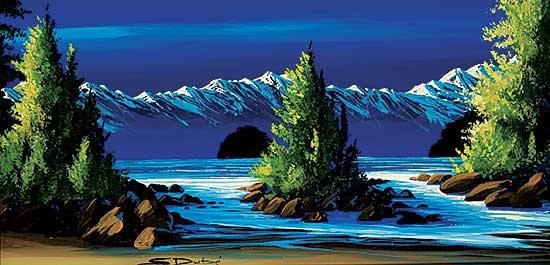 #1042 ~ Dube - Untitled - Mountain Lake