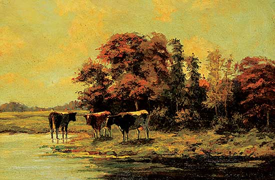 #1044 ~ Duiverman - Untitled - Cows at Pasture