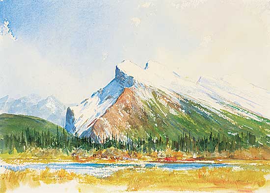 #1094 ~ Harvie - Mt. Rundle, Banff