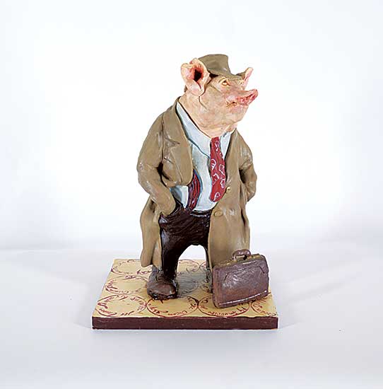 #1108 ~ Hughes - Untitled - Working Swine to Five