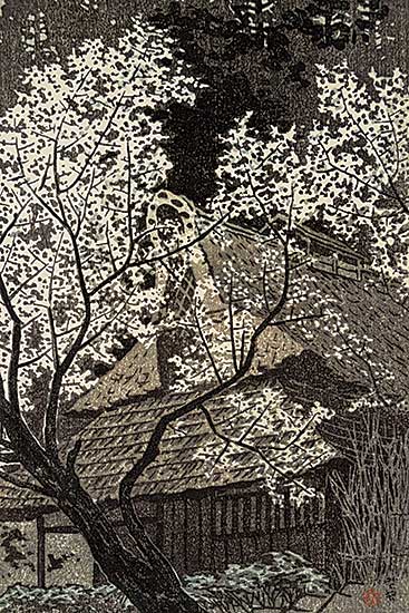 #1122 ~ Kasamatsu - Untitled - House Through the Trees