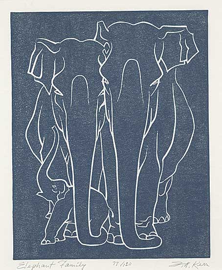 #1128 ~ Kerr - Elephant Family  #77/120