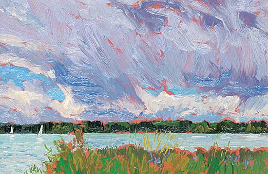 #1194 ~ More - Storm Brewing West, Sylvan Lake