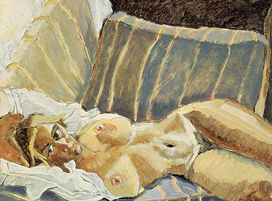 #1199 ~ Nagy - Untitled - Reclining Figure on the Couch