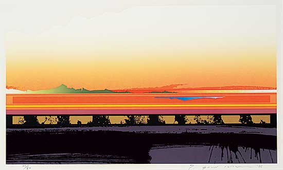 #1231 ~ Sawada - Untitled - Dramatic Sunset  #21/60