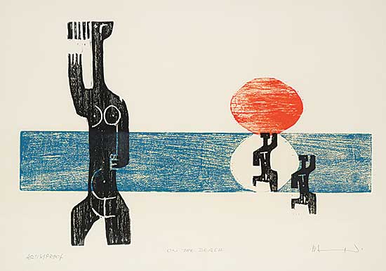 #1264 ~ Siebner - On the Beach  #Artist Proof
