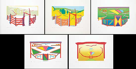 #1301 ~ Wood - Ranch Series One #1-5  #87/200