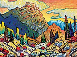 #1025 ~ Burrow - Banff Peaks
