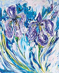 #1259 ~ Sewell - Untitled - Irises