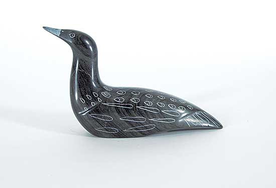 #34 ~ Appaqaq - Untitled - Black Loon