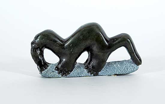 #50 ~ Inukpuk - Untitled - Weasel Catching Fish