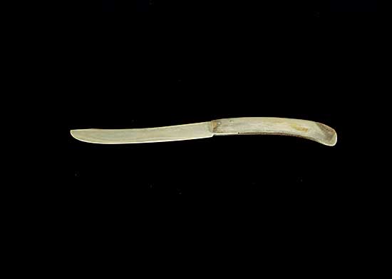 #92 ~ Nanukluk - Untitled - Bone Knife with Handle