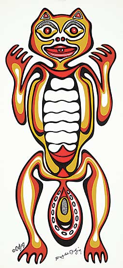 #201 ~ Odjig - Untitled - Beaver Spirit