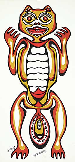 #202 ~ Odjig - Untitled - Beaver Spirit
