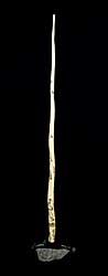 #39 ~ Inuit - Untitled - Narwhal Tusk on Seal Base with Arctic Scenes
