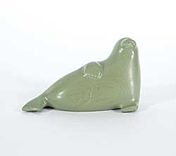 #53 ~ Inuit - Untitled - Green Seal