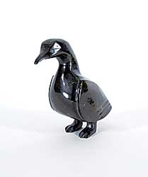 #78 ~ Inuit - Untitled - Black Stone Bird