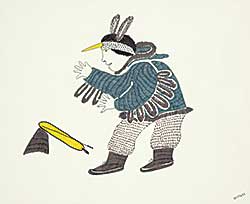 #91 ~ Inuit - Untitled - Bird Dance