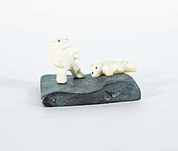 #184 ~ Inuit - Untitled - Bear and Seal Spirits