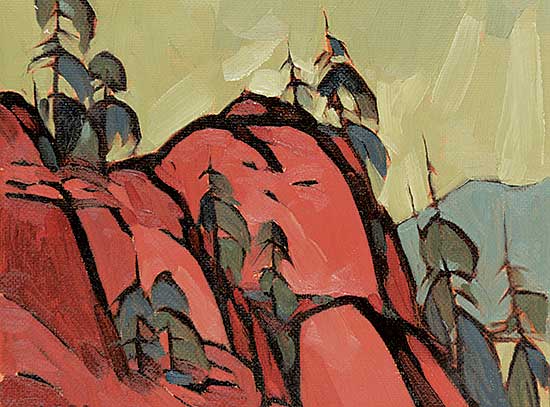 #55.2 ~ Lindoe - Volcanic Rock Promontory