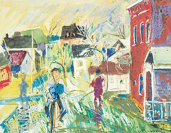 #61 ~ Masson - Untitled - Spring Rain in Ottawa