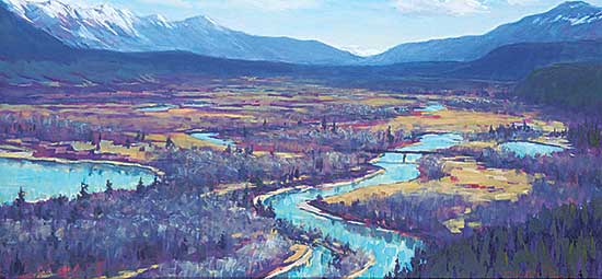 #73 ~ Phelps - Early Spring, Columbia Valley, Near Radium
