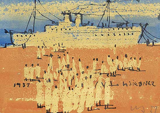 #243.1 ~ Siebner - South People Greeting Ship #1658