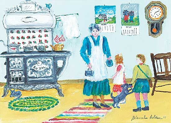 #407 ~ Bolduc - Untitled - Getting Ready for School