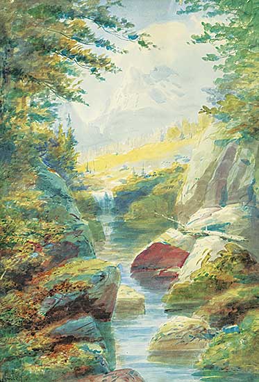 #446 ~ Matthews - Untitled - Stream in the Rockies