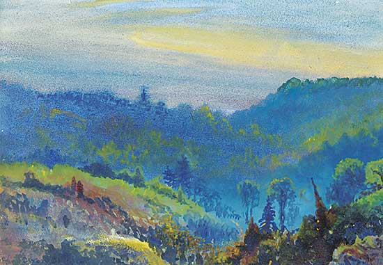 #471 ~ Staples - Untitled - Mist in the Valley