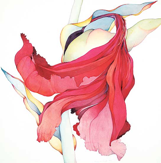 #472 ~ Stauffer - Red Plush Swing