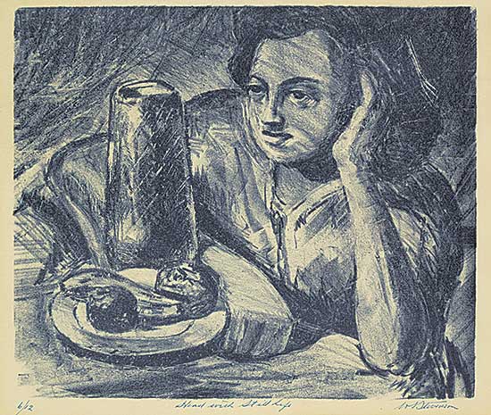 #473 ~ Stevenson - Head with Still Life  #6/12