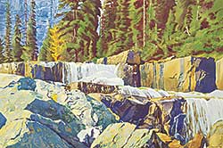 #75 ~ Phillips - Untitled - Alpine Waterfall