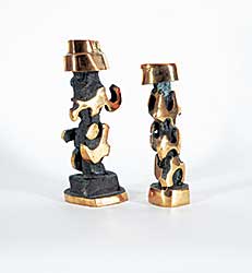 #221 ~ Leadbeater - Untitled - Abstract Candle Sticks  #1/1