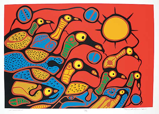 #1197 ~ Morrisseau - Loon Communication  #55/99