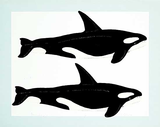 #1279 ~ Thauberger - Whale Print  #A/P