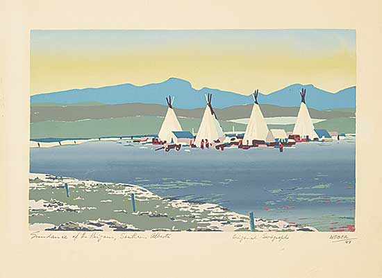 #1285 ~ Weber - Sundance of the Peigaus, Southern Alberta