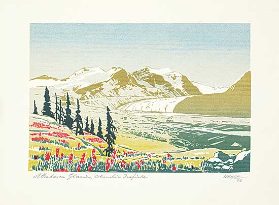 #1290 ~ Weber - Athabasca Glacier, Columbia Icefield