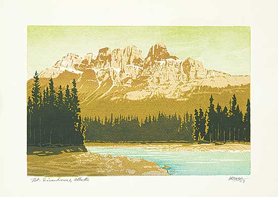 #1292 ~ Weber - Mt. Eisenhower, Alberta