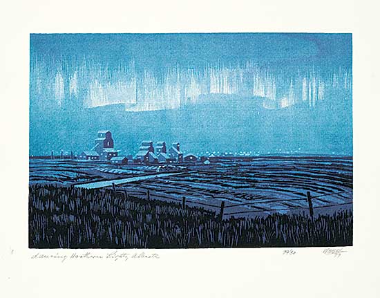 #1309 ~ Weber - Dancing Northern Lights, Alberta  #79/80