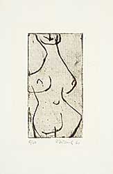 #1249 ~ Siebner - Untitled - Female Figure  #5/50