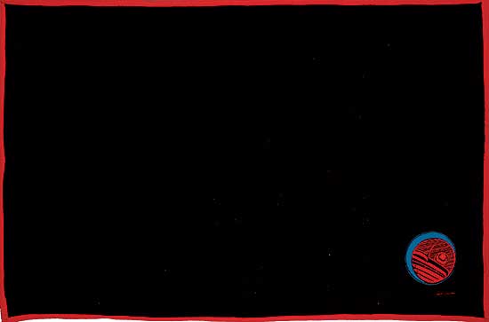 #1513 ~ Davidson - Black and Red Blanket