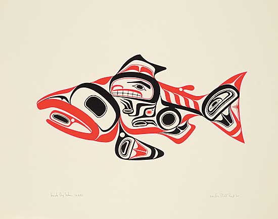 #1543 ~ Reid - Haida Dog Salmon  #581/600