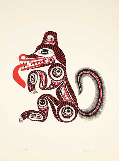 #1548 ~ Reid - Haida Wolf  #101/195