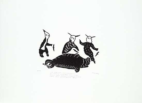 #1620 ~ Etook - Spirits with Great Bearded Seal  #46/50