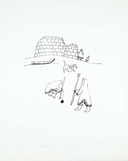#1630 ~ Ishulutaq - Ice Fishing  #7/49