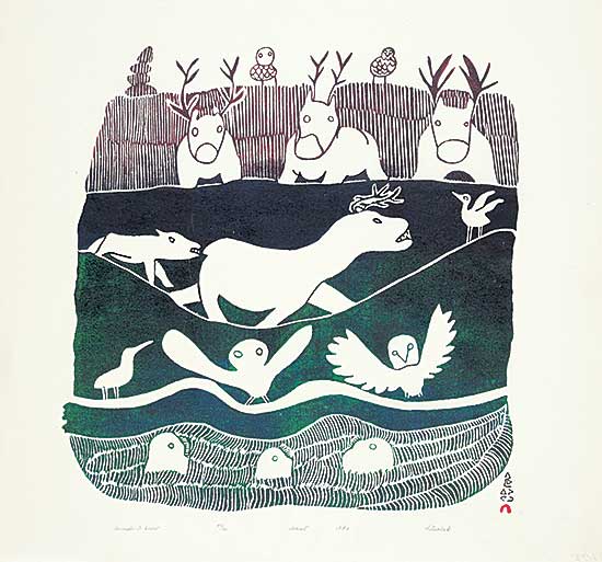 #1680 ~ Ashoona - Animals I Know  #43/50