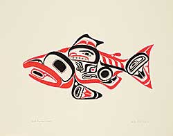 #1543 ~ Reid - Haida Dog Salmon  #581/600